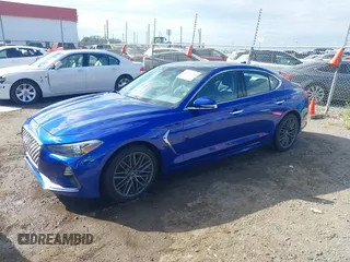 2019 Genesis G70 2.0T Advanced with VIN KMTG34LA1KU021793, listed as a IAAI auction lot 40461168 with 41,903 mi miles. Bid and sale history available at carsss.com. Image 19.