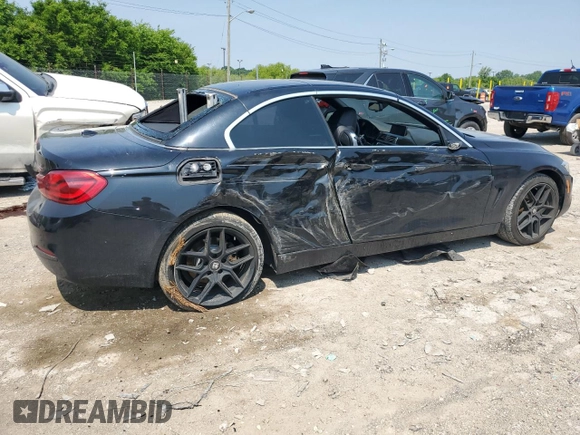 2018 BMW 4 Series 430i xDrive z VIN WBA4Z3C58JEC48985, wystawiony jako Copart lot #60398875 z przebiegiem 65 643 mil mil oraz Szkoda całkowita • Salvage title. Historia ofert i sprzedaży dostępna na DreamBid. Obrazek 3.