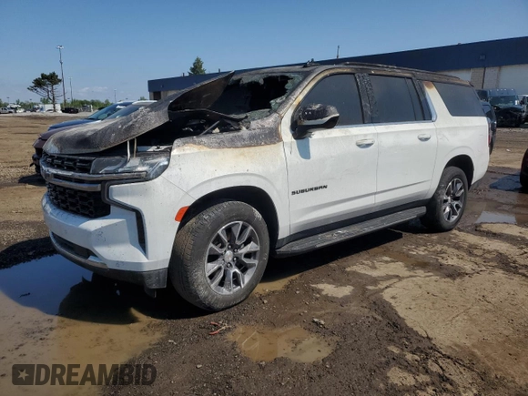 2022 Chevrolet Suburban LS z VIN 1GNSKBKD2NR226789, wystawiony jako Copart lot #54896545 z przebiegiem Nie podano mil oraz Nie do naprawy • Non repairable. Historia ofert i sprzedaży dostępna na DreamBid. Obrazek 1.