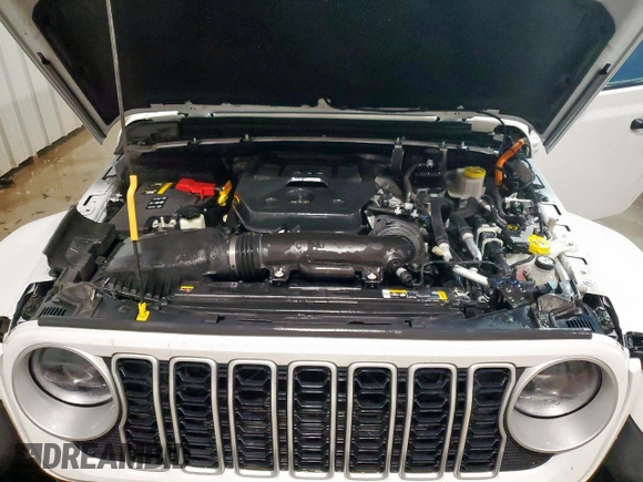 2024 Jeep Wrangler Sahara with VIN 1C4RJXP65RW331514, listed as a Copart auction lot 56888935 with 18,507 mi miles and Clean Title. Bid and sale history available at DreamBid. Image 12.