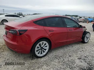 2023 Tesla Model 3 Long Range with VIN 5YJ3E1EB9PF471347, listed as a Copart auction lot 46281835 with Not Provided miles and Salvage Title. Bid and sale history available at DreamBid. Image 3.