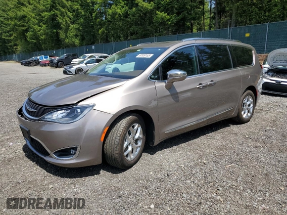 2017 Chrysler Pacifica Limited with VIN 2C4RC1GGXHR679820, listed as a Copart auction lot 60559165 with 68,425 mi miles and Salvage title. Bid and sale history available at DreamBid. Image 1.