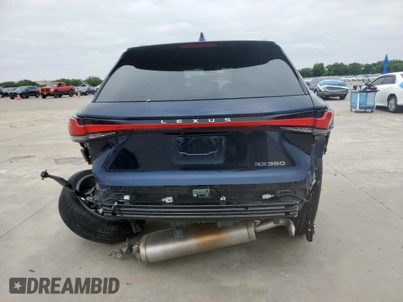 2024 Lexus RX 350 z VIN 2T2BAMBA2RC034927, wystawiony jako Copart lot #59352155 z przebiegiem 27 094 mil mil oraz Szkoda całkowita • Salvage title. Historia ofert i sprzedaży dostępna na DreamBid. Obrazek 6.