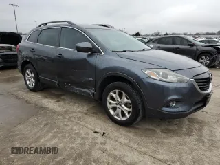 2014 Mazda CX-9 Touring with VIN JM3TB2CA8E0426475, listed as a Copart auction lot 44528795 with 124,930 mi miles and Salvage Title. Bid and sale history available at carsss.com. Image 4.