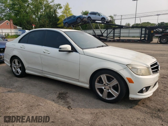 2010 Mercedes-Benz C 300 Sport with VIN WDDGF5EB1AF433951, listed as a Copart auction lot 59273155 with 152,214 mi miles and Salvage title. Bid and sale history available at DreamBid. Image 4.