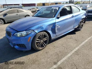 2020 BMW 2 Series M240i with VIN WBA2J5C03L7F84565, listed as a Copart auction lot 70721044 with 26,042 mi miles and Salvage Title. Bid and sale history available at carsss.com. Image 1.