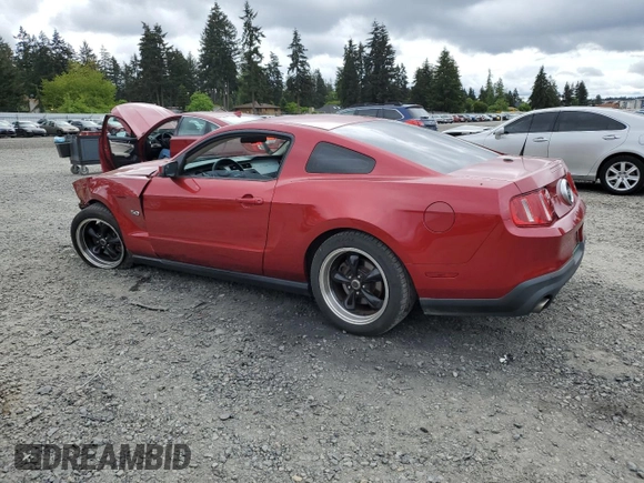 2011 Ford Mustang GT with VIN 1ZVBP8CF3B5109624, listed as a Copart auction lot 56371245 with 130,262 mi miles and Salvage title. Bid and sale history available at DreamBid. Image 2.