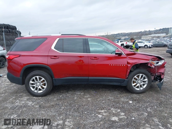 2018 Chevrolet Traverse LT Cloth with VIN 1GNERGKW9JJ235103, listed as a IAAI auction lot 41944025 with 79,224 mi miles. Bid and sale history available at carsss.com. Image 13.