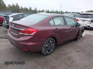 2015 Honda Civic EX with VIN 2HGFB2F85FH503798, listed as a IAAI auction lot 42019022 with 151,109 mi miles and . Bid and sale history available at carsss.com. Image 4.
