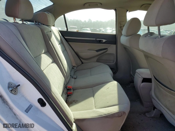 2010 Honda Civic Sdn EX with VIN 19XFA1F81AE009177, listed as a Copart auction lot 46409245 with 186,234 mi miles and Salvage Title. Bid and sale history available at carsss.com. Image 10.