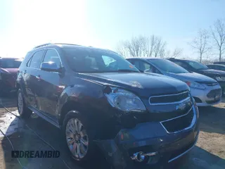 2010 Chevrolet Equinox LTZ with VIN 2CNFLFEY5A6409165, listed as a IAAI auction lot 41897891 with 129,860 mi miles. Bid and sale history available at carsss.com. Image 1.