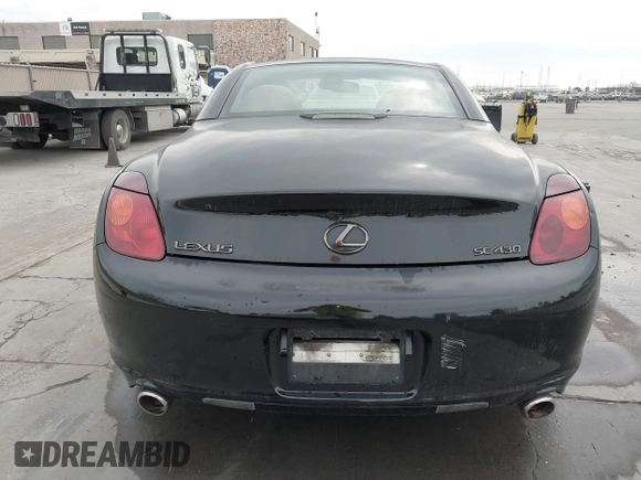 2003 Lexus SC 430 with VIN JTHFN48Y130047778, listed as a IAAI auction lot 41663233 with 179,086 mi miles and . Bid and sale history available at DreamBid. Image 16.