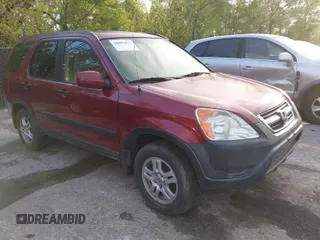 2002 Honda CR-V EX with VIN JHLRD78832C064441, listed as a IAAI auction lot 42083477 with 222,113 mi miles. Bid and sale history available at carsss.com. Image 1.