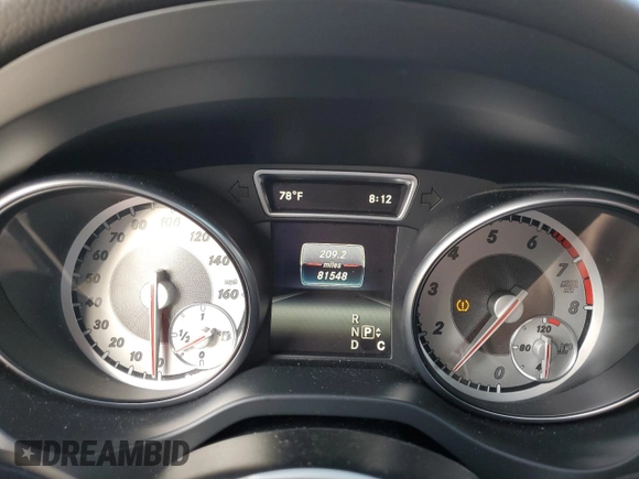 2016 Mercedes-Benz CLA 250 with VIN WDDSJ4GBXGN389799, listed as a Copart auction lot 65928045 with 81,548 mi miles and Salvage title. Bid and sale history available at DreamBid. Image 9.