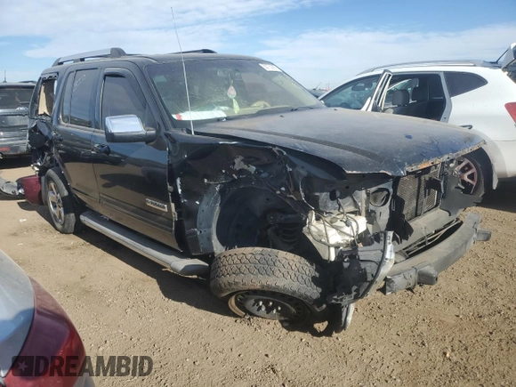 2006 Ford Explorer Limited with VIN 1FMEU75816ZA05855, listed as a Copart auction lot 50730995 with 218,714 mi miles and Salvage Title. Bid and sale history available at DreamBid. Image 4.