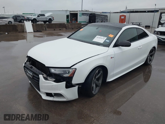2015 Audi S5 Premium Plus with VIN WAUCGAFR0FA060672, listed as a IAAI auction lot 41183272 with 123,231 mi miles. Bid and sale history available at carsss.com. Image 22.