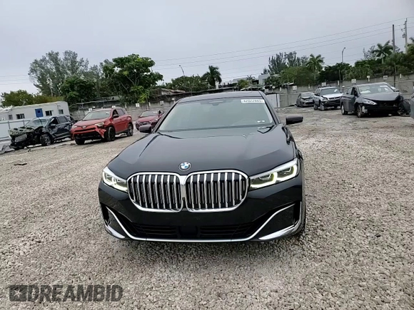2022 BMW 7 Series 750i xDrive with VIN WBA7U2C02NCJ27538, listed as a Copart auction lot 42022885 with 29,083 mi miles and Salvage title. Bid and sale history available at DreamBid. Image 13.