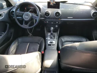 2018 Audi A3 Sedan Premium with VIN WAUB8GFF0J1079250, listed as a Copart auction lot 38889854 with 54,349 mi miles. Bid and sale history available at carsss.com. Image 8.