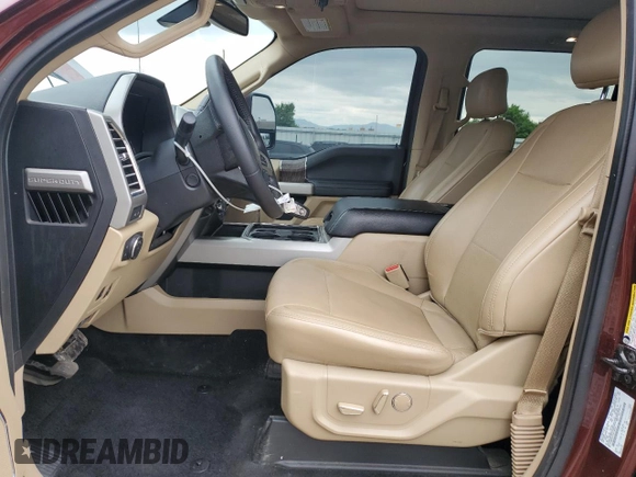 2017 Ford F-350 Platinum with VIN 1FT8W3BT7HEE46834, listed as a Copart auction lot 59903785 with 90,227 mi miles and Salvage title. Bid and sale history available at DreamBid. Image 7.