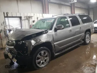 2006 GMC Yukon XL Denali with VIN 1GKFK66U16J137845, listed as a Copart auction lot 46892925 with 233,570 mi miles and Salvage Title. Bid and sale history available at carsss.com. Image 1.