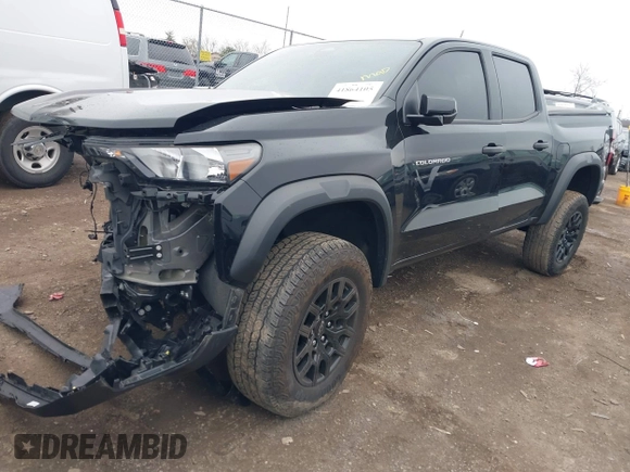 2023 Chevrolet Colorado 4WD Trail Boss with VIN 1GCPTEEK6P1253972, listed as a IAAI auction lot 41864105 with 19,238 mi miles. Bid and sale history available at carsss.com. Image 2.