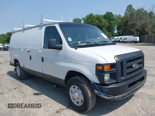 2011 Ford Econoline Cargo Commercial with VIN 1FTNE2EL4BDA46982, listed as a IAAI auction lot 42417905 with 110,447 mi miles and . Bid and sale history available at DreamBid. Image 1.