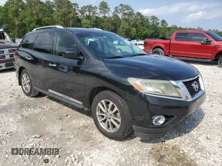 2015 Nissan Pathfinder SV with VIN 5N1AR2MN0FC640983, listed as a Copart auction lot 54751725 with 204,550 mi miles and Clean title. Bid and sale history available at DreamBid. Image 4.