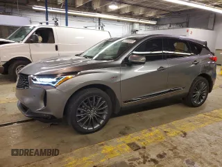 2023 Acura RDX w/A-Spec Advance Package with VIN 5J8TC2H80PL000746, listed as a Copart auction lot 81589503 with 6,504 mi miles. Bid and sale history available at carsss.com. Image 1.