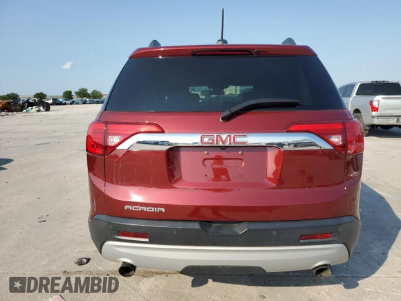 2017 GMC Acadia SLT with VIN 1GKKNMLS8HZ217631, listed as a Copart auction lot 58888925 with Not provided miles and Salvage title. Bid and sale history available at DreamBid. Image 6.