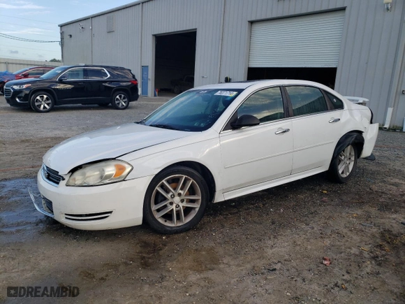 2013 Chevrolet Impala LTZ with VIN 2G1WC5E32D1188119, listed as a Copart auction lot 76371714 with 158,792 mi miles and Salvage Title. Bid and sale history available at carsss.com. Image 1.