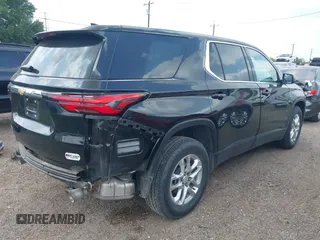 2023 Chevrolet Traverse LS with VIN 1GNERFKW6PJ192035, listed as a IAAI auction lot 42206731 with 12,684 mi miles and . Bid and sale history available at DreamBid. Image 4.