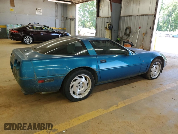 1993 Chevrolet Corvette with VIN 1G1YY23P8P5104791, listed as a Copart auction lot 55952665 with Not provided miles and Salvage title. Bid and sale history available at DreamBid. Image 3.