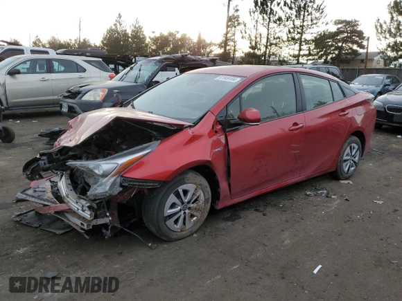 2017 Toyota Prius Two with VIN JTDKARFU5H3049838, listed as a Copart auction lot 81949184 with 84,960 mi miles and Salvage Title. Bid and sale history available at carsss.com. Image 1.