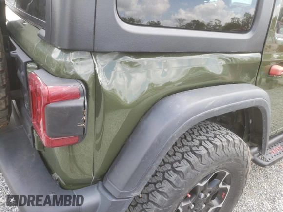 2020 Jeep Wrangler Unlimited Rubicon z VIN 1C4HJXFN9LW315814, wystawiony jako Copart lot #49147855 z przebiegiem 28 902 mil mil oraz Szkoda całkowita • Salvage title. Historia ofert i sprzedaży dostępna na DreamBid. Obrazek 13.