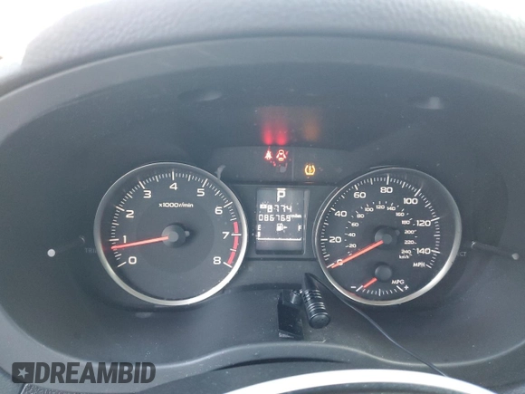 2016 Subaru Impreza с VIN JF1GJAA69GH019801, выставлен на аукционе Copart как лот 45104995 с пробегом 86 769 миль миль и Списание • Salvage title. История ставок и продаж доступна на DreamBid. Изображение 9.