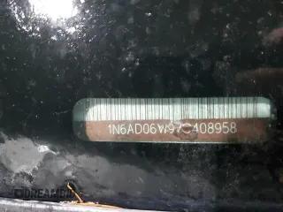 2007 Nissan Frontier Nismo z VIN 1N6AD06W97C408958, wystawiony jako Copart lot #45300865 z przebiegiem 143 608 mil mil oraz Szkoda całkowita • Salvage title. Historia ofert i sprzedaży dostępna na DreamBid. Obrazek 12.