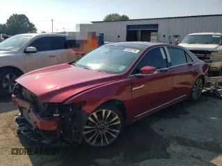 2017 Lincoln Continental Reserve with VIN 1LN6L9NC2H5610615, listed as a Copart auction lot 64958794 with 88,520 mi miles and Salvage Title. Bid and sale history available at carsss.com. Image 1.