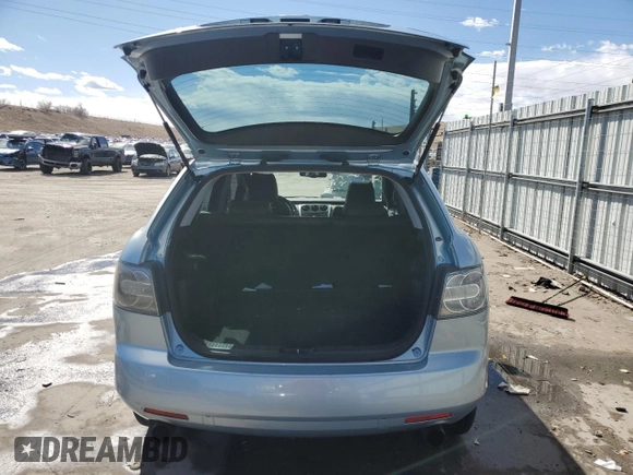 2007 Mazda CX-7 Sport with VIN JM3ER293070138174, listed as a Copart auction lot 46674635 with 191,095 mi miles and Salvage Title. Bid and sale history available at DreamBid. Image 6.