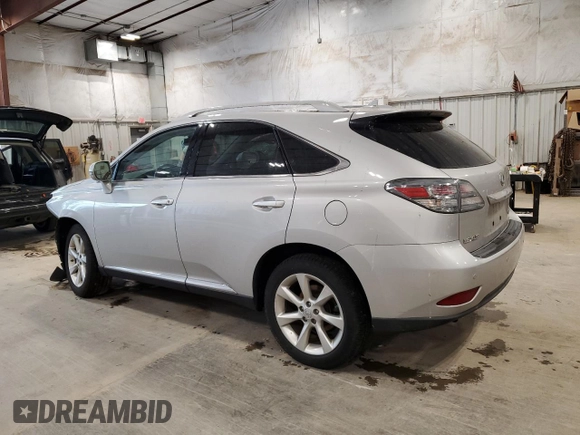 2010 Lexus RX 350 with VIN JTJBK1BA6A2007844, listed as a Copart auction lot 60729005 with 95,524 mi miles and Clean title. Bid and sale history available at DreamBid. Image 2.