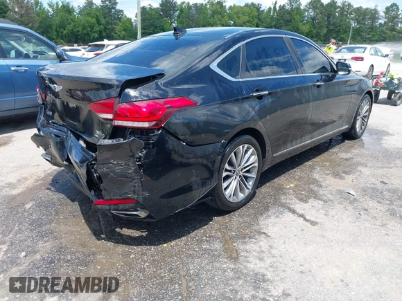 2017 Genesis G80 3.8L with VIN KMHGN4JEXHU180122, listed as a IAAI auction lot 42297360 with 60,302 mi miles and . Bid and sale history available at DreamBid. Image 4.
