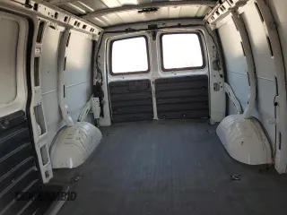 2019 GMC Savana Cargo Van with VIN 1GTW7AFP0K1301879, listed as a Copart auction lot 42157385 with 65,831 mi miles and Salvage Title. Bid and sale history available at carsss.com. Image 10.