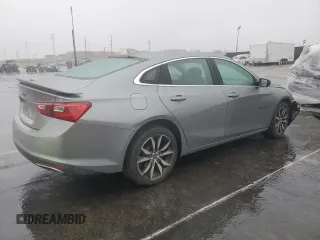2023 Chevrolet Malibu RS with VIN 1G1ZG5ST0PF251639, listed as a Copart auction lot 45088955 with 33,962 mi miles and Salvage Title. Bid and sale history available at DreamBid. Image 3.