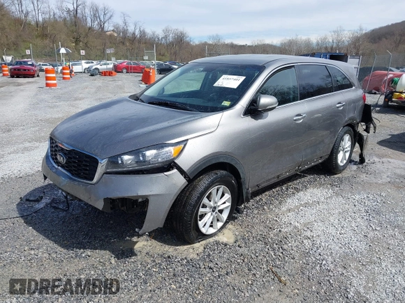 2019 Kia Sorento L with VIN 5XYPG4A32KG512687, listed as a IAAI auction lot 41857401 with 108,483 mi miles. Bid and sale history available at carsss.com. Image 22.