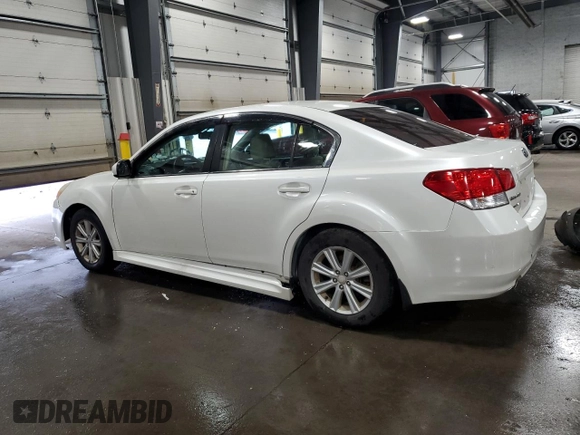 2011 Subaru Legacy Premium with VIN 4S3BMBC61B3234061, listed as a Copart auction lot 62153725 with 159,735 mi miles and Salvage title. Bid and sale history available at DreamBid. Image 2.