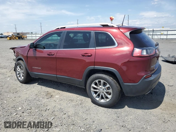 2019 Jeep Cherokee Latitude Plus with VIN 1C4PJMLXXKD250658, listed as a Copart auction lot 62199565 with 95,224 mi miles and Salvage title. Bid and sale history available at DreamBid. Image 2.