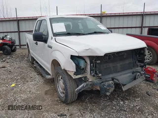 2016 Ford F-150 XL with VIN 1FTEX1CF6GFC31838, listed as a IAAI auction lot 41486248 with 158,387 mi miles and . Bid and sale history available at carsss.com. Image 1.