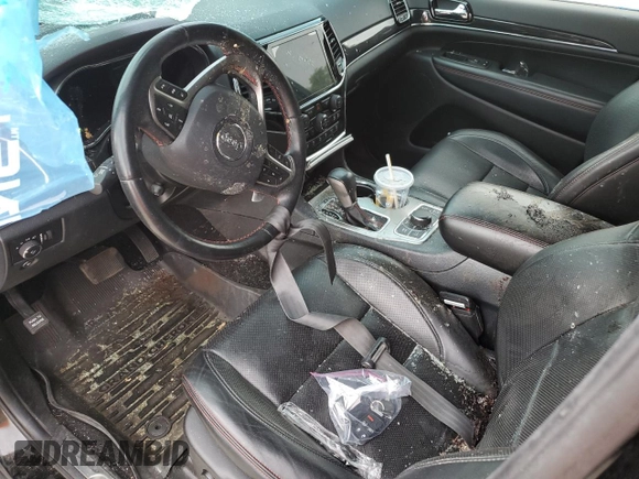 2020 Jeep Grand Cherokee Trailhawk with VIN 1C4RJFLT2LC296476, listed as a Copart auction lot 62125625 with 75,642 mi miles and Salvage title. Bid and sale history available at DreamBid. Image 8.