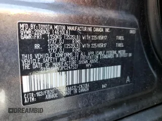 2023 Toyota RAV4 LE z VIN 2T3H1RFV3PC247527, wystawiony jako Copart lot #61924645 z przebiegiem 30 533 mil mil oraz Szkoda całkowita • Salvage title. Historia ofert i sprzedaży dostępna na DreamBid. Obrazek 14.