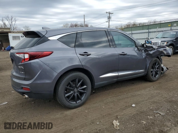 2019 Acura RDX Advance with VIN 5J8TC2H77KL000596, listed as a Copart auction lot 54055655 with 90,939 mi miles and Salvage title. Bid and sale history available at DreamBid. Image 3.