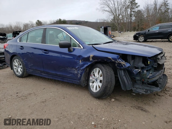 2017 Subaru Legacy with VIN 4S3BNAB64H3048709, listed as a Copart auction lot 37892023 with 87,262 mi miles. Bid and sale history available at carsss.com. Image 4.